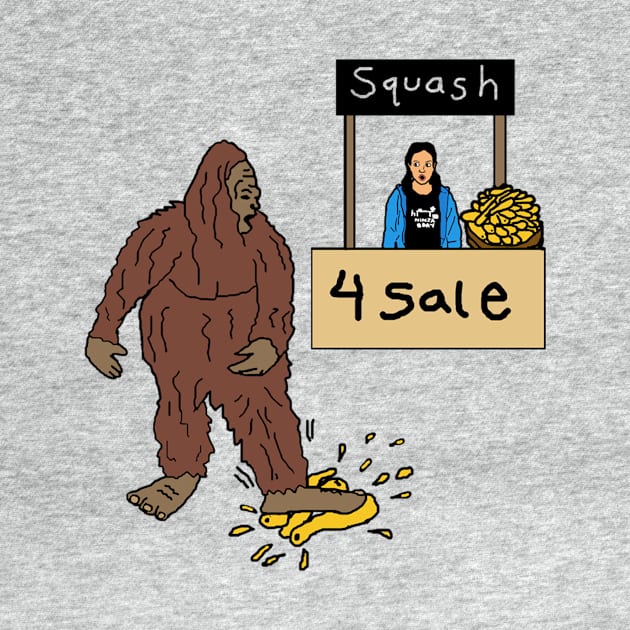 Sasquatch Squashing Squash by joelenbach